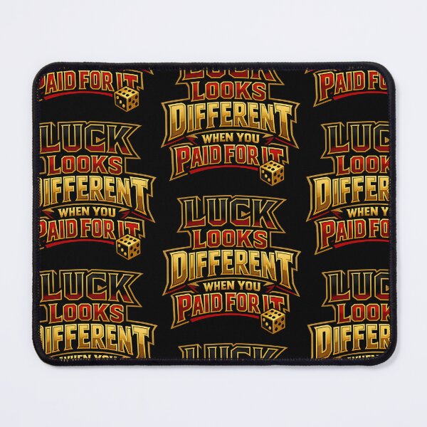 Item preview, Luck Looks Different When You Paid For It Funny Gamer Quote designed and sold by TeeTimeTreasure.