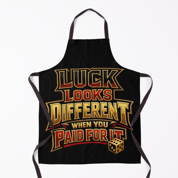 Item preview, Luck Looks Different When You Paid For It Funny Gamer Quote designed and sold by TeeTimeTreasure.
