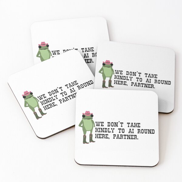 Item preview, Anti-AI Cowboy Frog designed and sold by pendragon5.