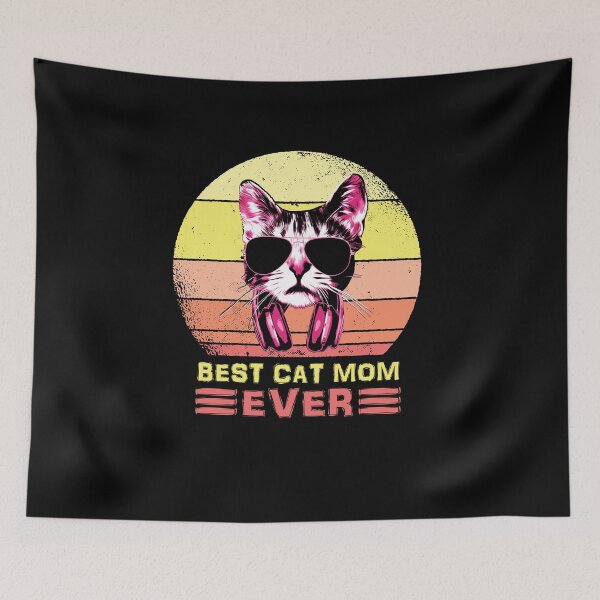 Item preview, Best Cat Mom Ever Retro Sunglasses Cat Lover designed and sold by marke770.