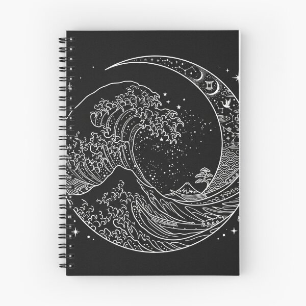 Item preview, Lunar Wave designed and sold by Stickersdevelop.