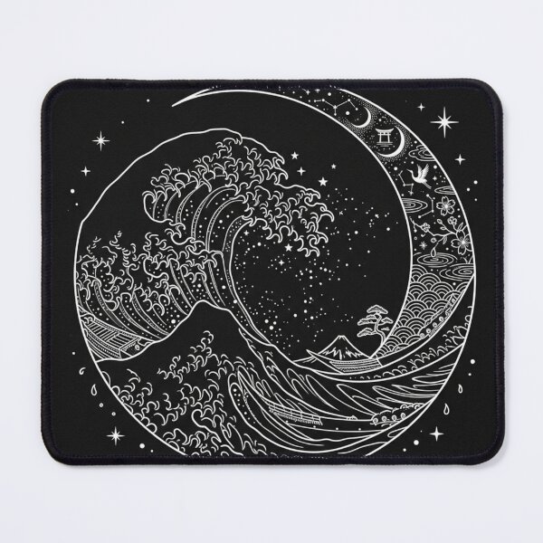 Item preview, Lunar Wave designed and sold by Stickersdevelop.