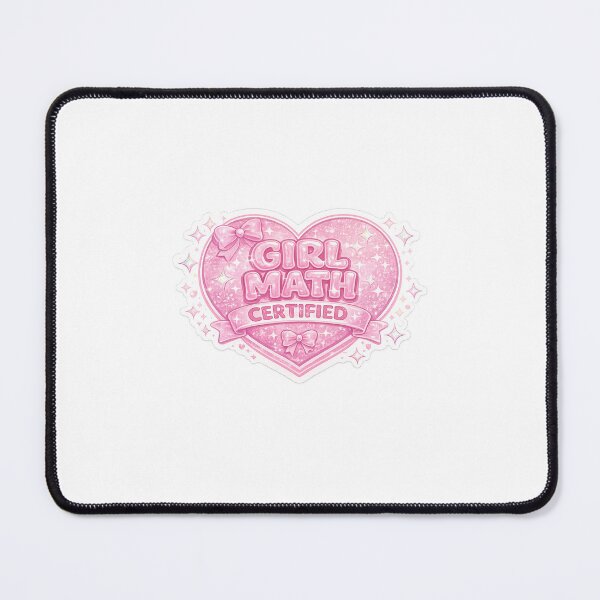 Item preview, Girl Math Certified Sticker designed and sold by PeachMuseStudio.