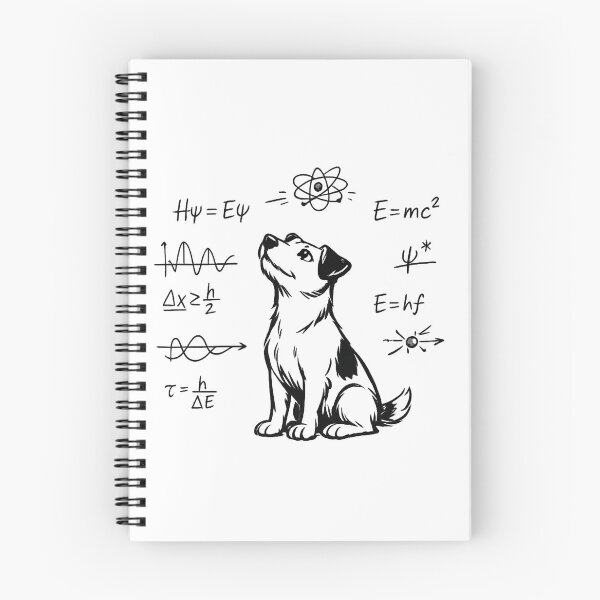Item preview, Smart Physics Jack Russell Dog - Funny Science Geek Art designed and sold by myforestfog.