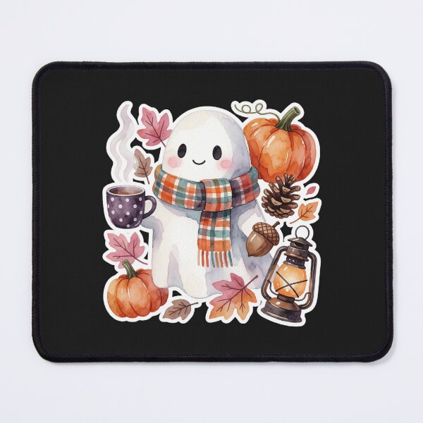 Item preview, Tea Time Ghost | Cozy Autumn Cottagecore designed and sold by AillustriaAK.