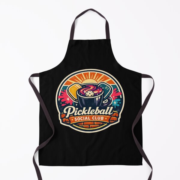 Item preview, Pickleball Social Club — Retro Sports Emblem Sticker designed and sold by Timeless Junction.