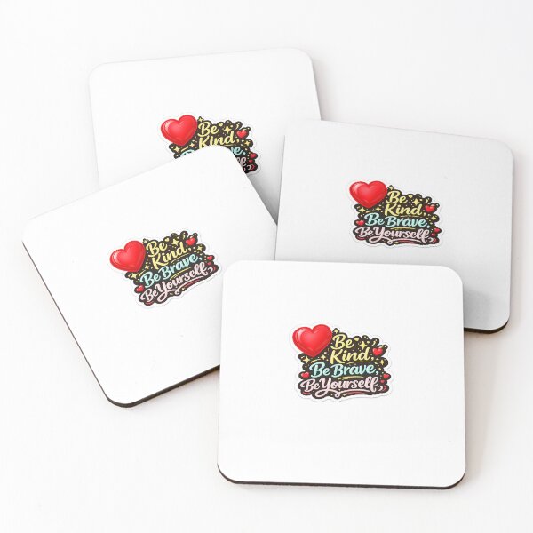 Item preview, Be Kind Be Brave Be Yourself Sticker PNG | Inspirational Heart Quote Design designed and sold by Ishratparween11.