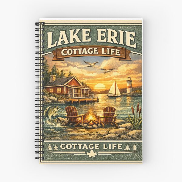 Item preview, Lake ErieTravel Poster designed and sold by greatlakesimage.