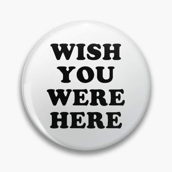Item preview, Vintage Wish You Were Here Black Text Slogan designed and sold by Void Script.