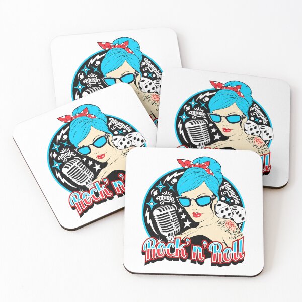 Item preview, Memphis Rockabilly Pin Up Girl Vintage Rocker Rock N Roll Sock Hop designed and sold by MemphisCenter.