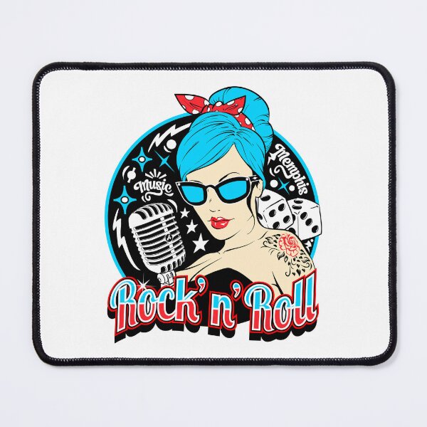 Item preview, Memphis Rockabilly Pin Up Girl Vintage Rocker Rock N Roll Sock Hop designed and sold by MemphisCenter.