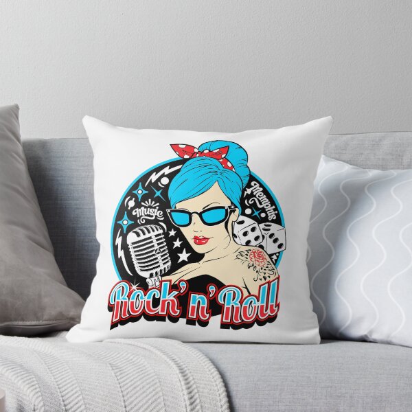 Item preview, Memphis Rockabilly Pin Up Girl Vintage Rocker Rock N Roll Sock Hop designed and sold by MemphisCenter.