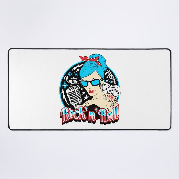 Item preview, Memphis Rockabilly Pin Up Girl Vintage Rocker Rock N Roll Sock Hop designed and sold by MemphisCenter.