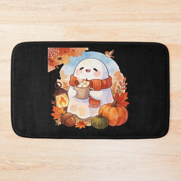 Item preview, Tea Time Ghost | Cozy Autumn Cottagecore designed and sold by AillustriaAK.