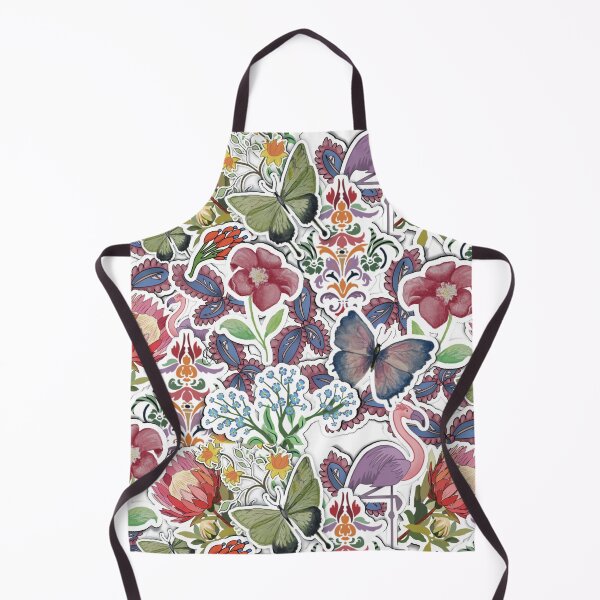 Item preview, Floral and Flamingo hand drawn art designed and sold by FionaMearon.