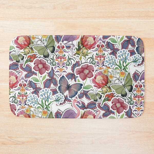 Item preview, Floral and Flamingo hand drawn art designed and sold by FionaMearon.
