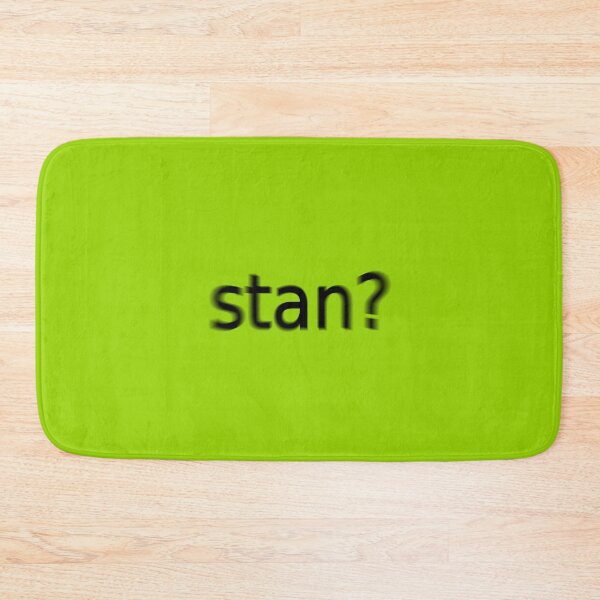 Item preview, Stan Supreme Green Question Unique Artwork Sign designed and sold by Doctor Schtrudel.
