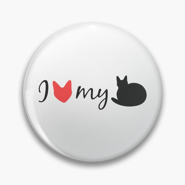 Item preview, I Cat my Loaf (black and red on white) designed and sold by Scolliecat.
