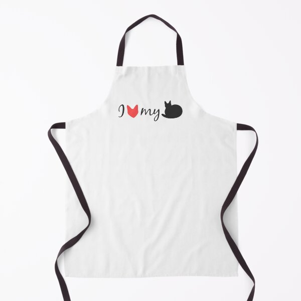 Item preview, I Cat my Loaf (black and red on white) designed and sold by Scolliecat.