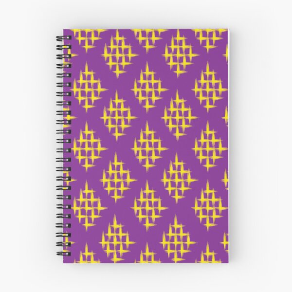 Item preview, Thai silk ikat seamless pattern with yellow geometric ornaments on purple background. designed and sold by AjjimaJKM.