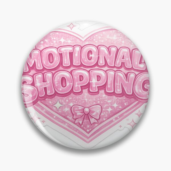 Item preview, Emotionally Shopping Sticker designed and sold by PeachMuseStudio.