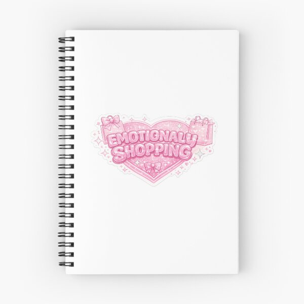 Item preview, Emotionally Shopping Sticker designed and sold by PeachMuseStudio.