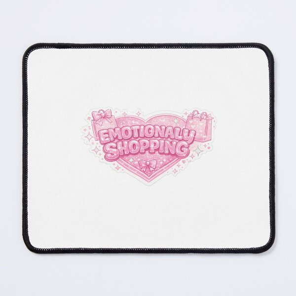 Item preview, Emotionally Shopping Sticker designed and sold by PeachMuseStudio.