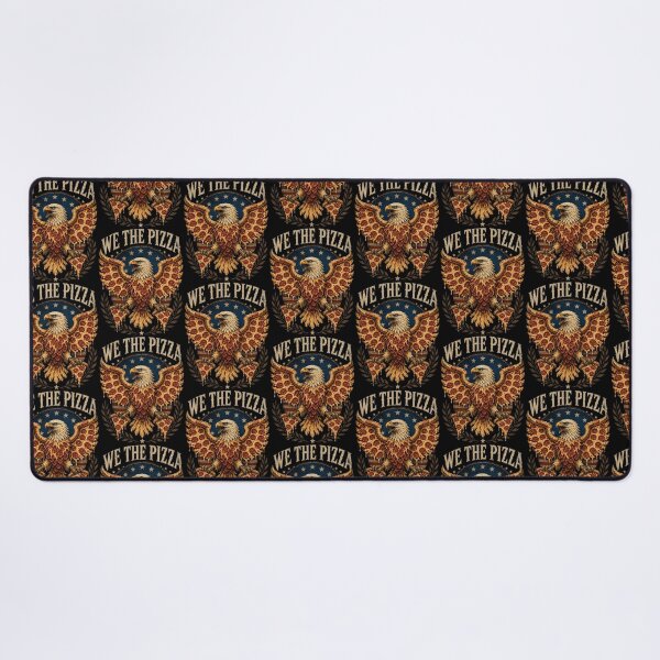 Item preview, Funny Pizza Eagle Patriotic Pepperoni Pizza Eagle Americana Foodie Art designed and sold by TheTrendsDesk.