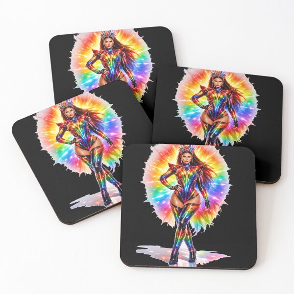 Item preview, Rainbow Pride Drag Queen Carnival Celebration designed and sold by ChaEmm_Studio.