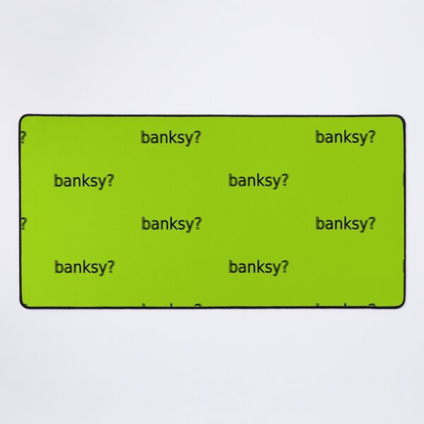 Item preview, Banksy Supreme Green Question Unique Artwork Sign designed and sold by Doctor Schtrudel.