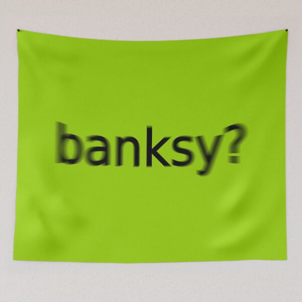 Item preview, Banksy Supreme Green Question Unique Artwork Sign designed and sold by Doctor Schtrudel.
