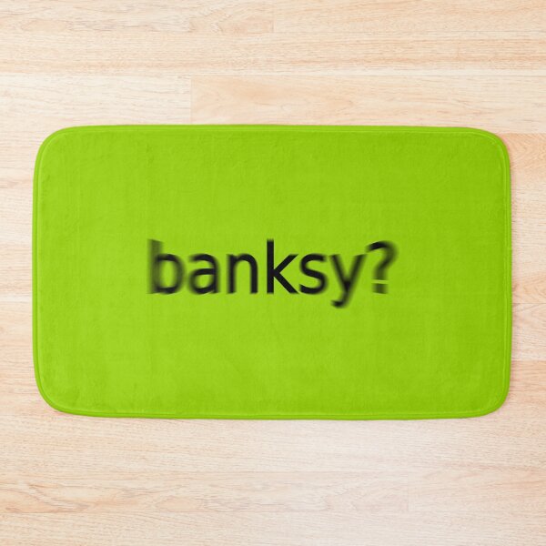Item preview, Banksy Supreme Green Question Unique Artwork Sign designed and sold by Doctor Schtrudel.