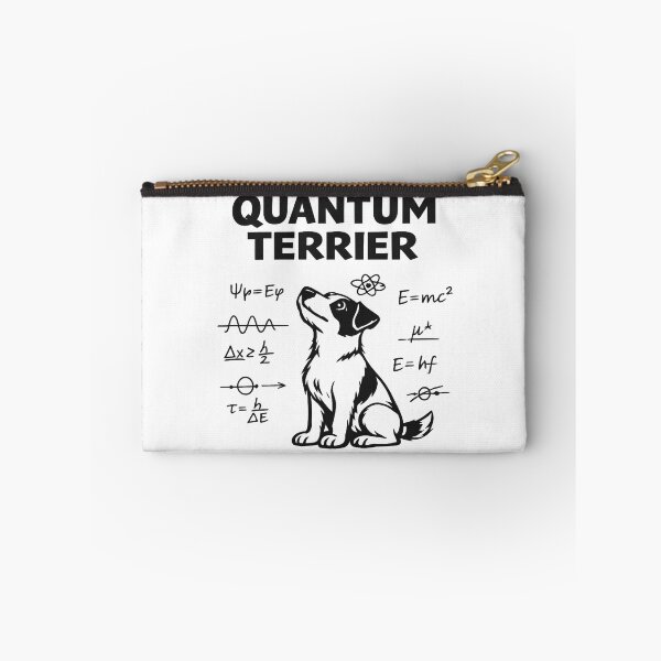 Item preview, Quantum Terrier - Funny Physics Dog Art designed and sold by myforestfog.