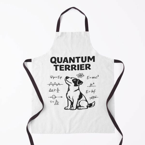 Item preview, Quantum Terrier - Funny Physics Dog Art designed and sold by myforestfog.