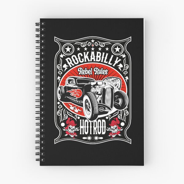 Item preview, Hot Rod Rockabilly Music Vintage Rock and Roll Classic Car Rocker designed and sold by MemphisCenter.