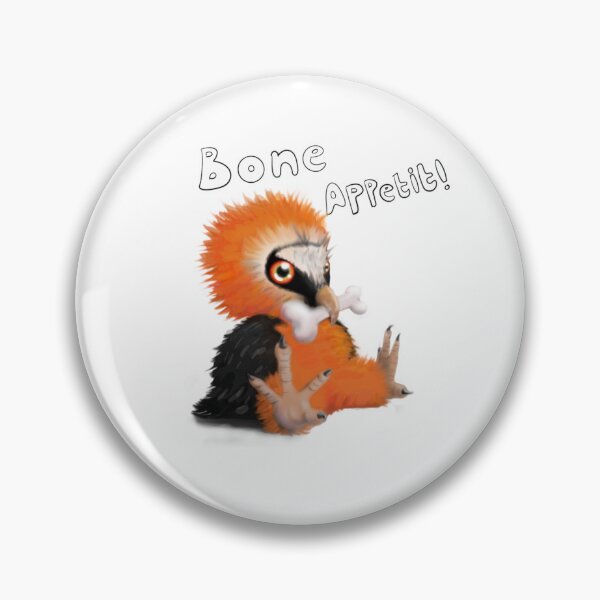 Item preview, Cute Vulture (Bone Appetite, Lammergier) designed and sold by DoodlesAndDarkness.
