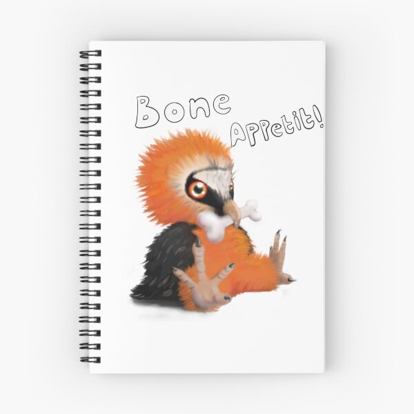 Item preview, Cute Vulture (Bone Appetite, Lammergier) designed and sold by DoodlesAndDarkness.