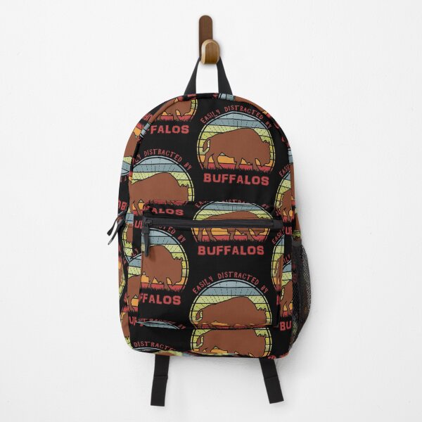 Item preview, Easily Distracted By Buffalos Retro Sunset designed and sold by marke770.