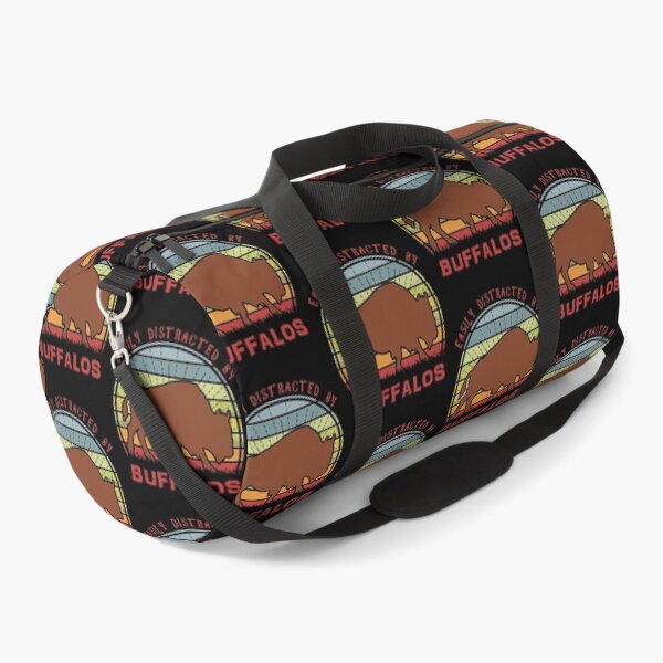 Item preview, Easily Distracted By Buffalos Retro Sunset designed and sold by marke770.