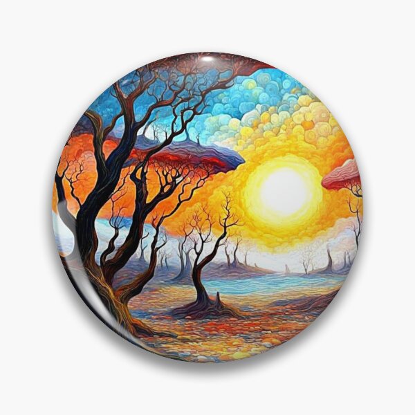 Item preview, Sunrise through misty forest designed and sold by George Hutton Hunter.