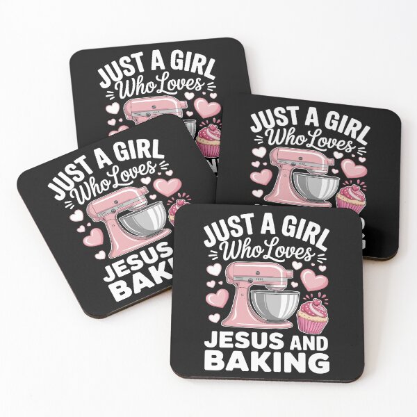Item preview, Just a Girl Who Loves Jesus and Baking  designed and sold by jkrphoto.