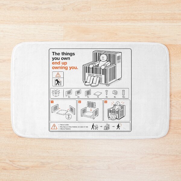 Item preview, Minimalist Furniture Assembly Warning designed and sold by agearb.