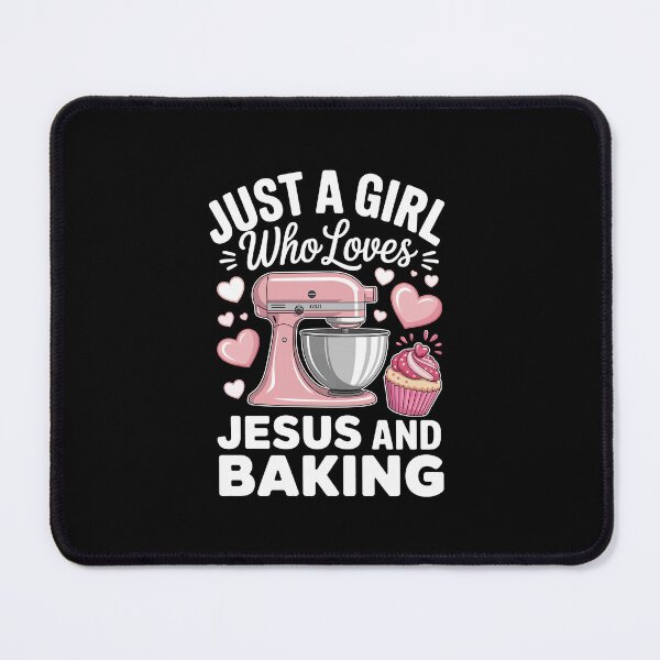 Item preview, Just a Girl Who Loves Jesus and Baking designed and sold by jkrphoto.