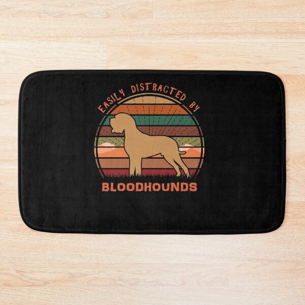 Item preview, Easily Distracted By Bloodhounds Dog Lover Retro designed and sold by marke770.
