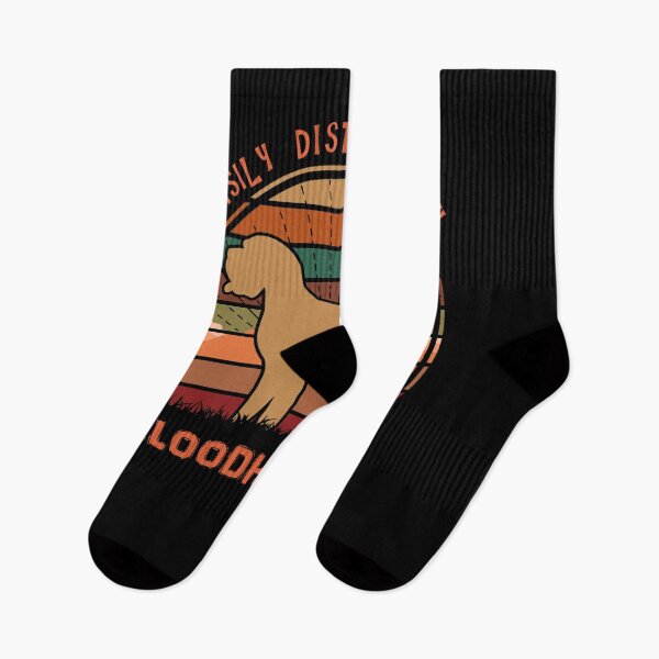 Item preview, Easily Distracted By Bloodhounds Dog Lover Retro designed and sold by marke770.