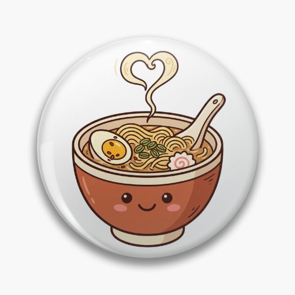 Item preview, Cute Kawaii Ramen Bowl Heart Steam Noodles Japanese Food Lover Design designed and sold by ASfindsStore.