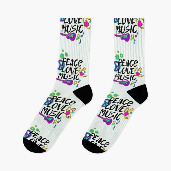 Item preview, PEACE LOVE MUSIC designed and sold by Pabhas.