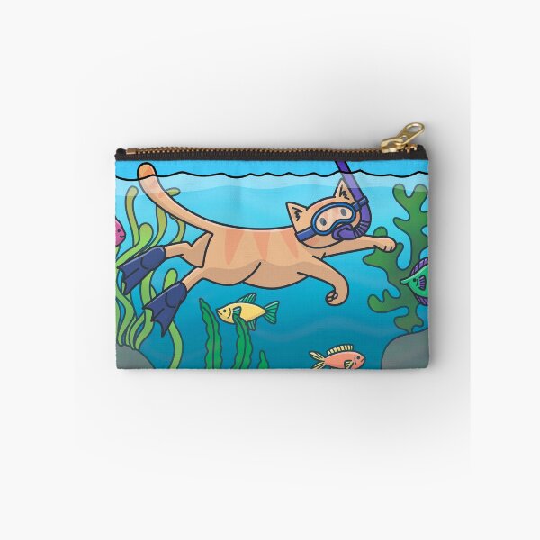 Item preview, Snorkeling Cat designed and sold by doodlecats.