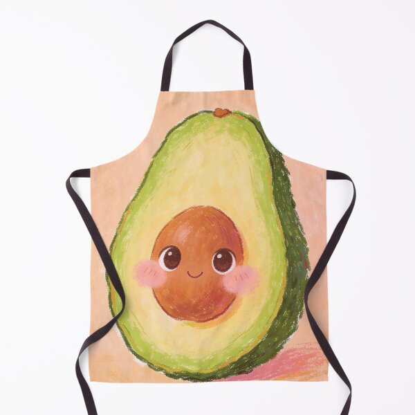 Item preview, Smiling cartoon avocado designed and sold by paulrommer.