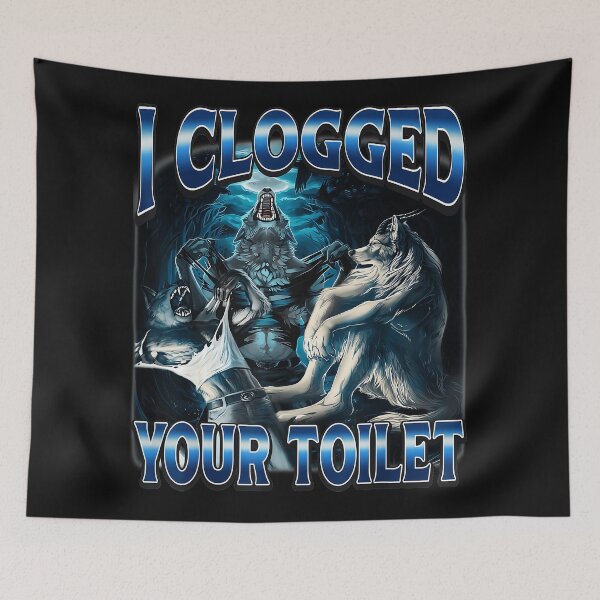 Item preview, I Clogged Your Toilet Funny Bathroom Humor Rude Joke designed and sold by AmaXONIC.